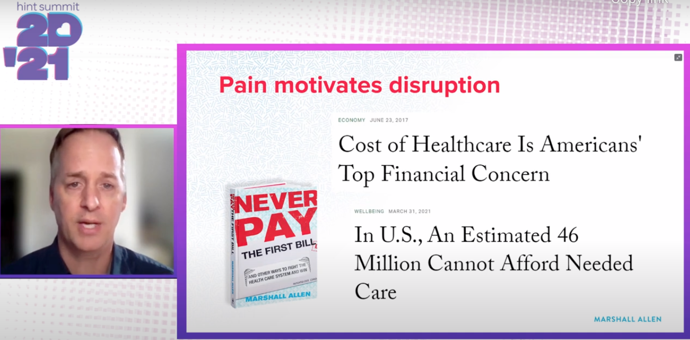 A Health Care System Ripe for Disruption: Keynote from Hint Summit '21